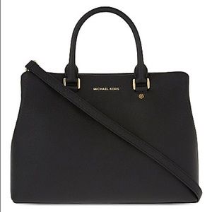 MK Black Savannah Large Tote + FREE GIFT